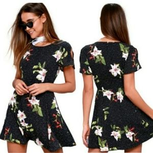 Lulu's floral skater dress